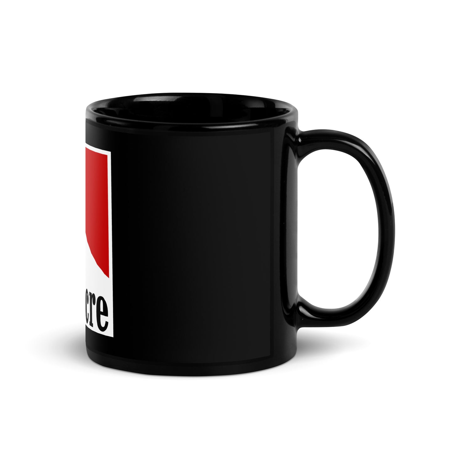 Black Glossy Mug