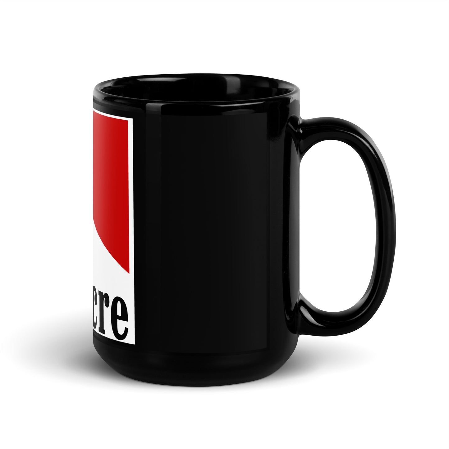 Black Glossy Mug